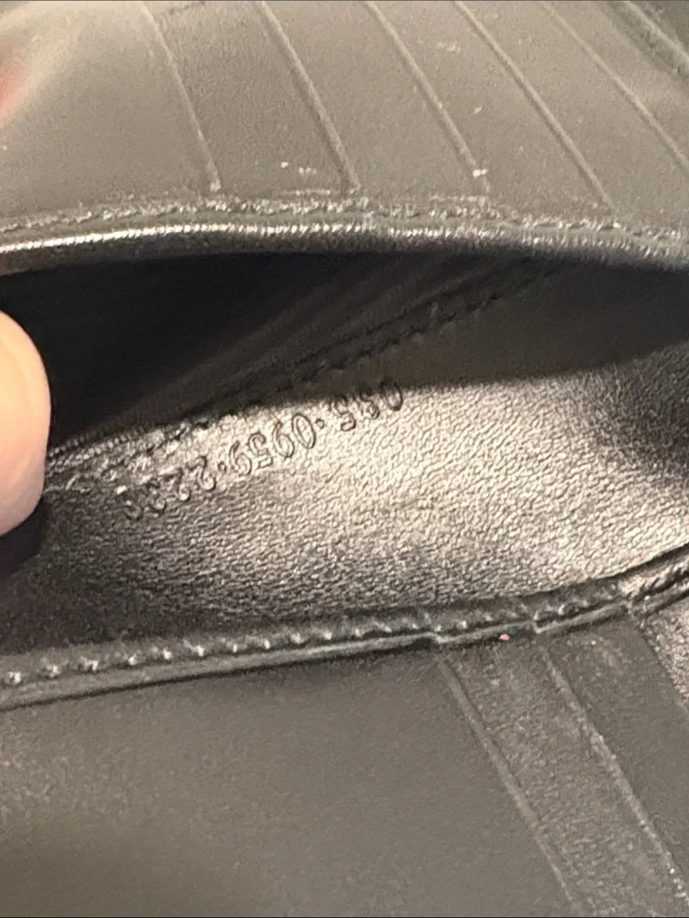 Gucci GG Logo Black Leather Wallet